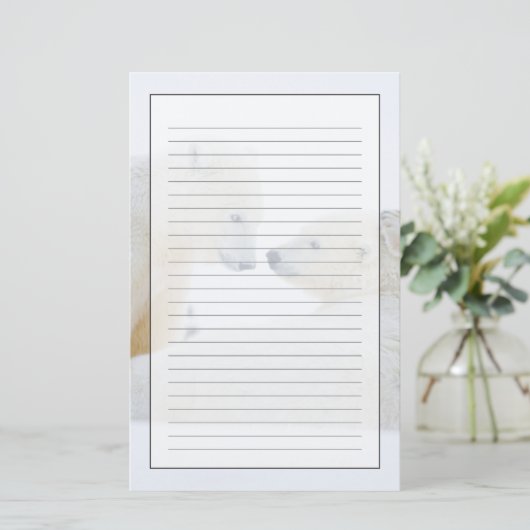 VS, Alaska, 1002 Kustvlakte van het Noordpoolgebie Briefpapier (Staand voorkant)