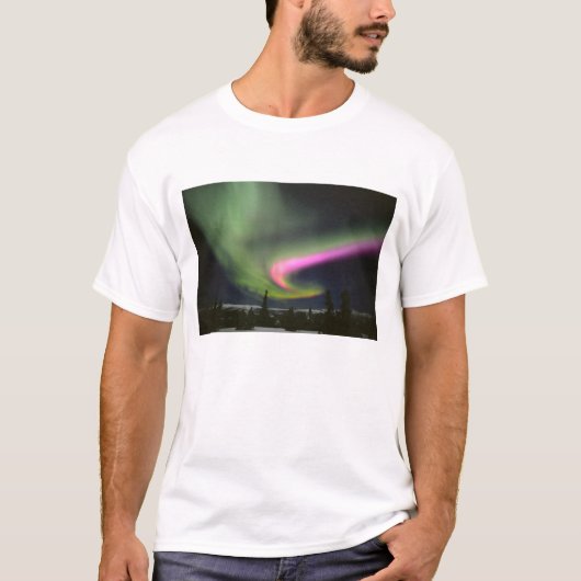 VS, Alaska, Chena Hot Springs. Aurora 2 T-shirt (Voorkant)