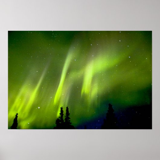 VS, Alaska, Chena Hot Springs. Aurora 3 Poster (Voorkant)
