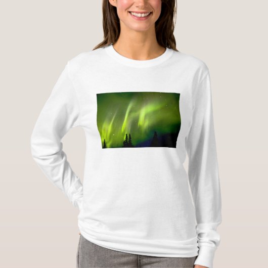 VS, Alaska, Chena Hot Springs. Aurora 3 T-shirt (Voorkant)
