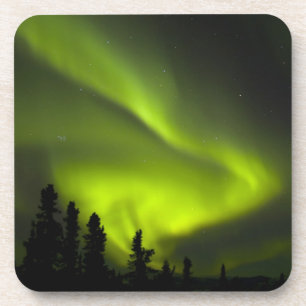 VS, Alaska, Chena Hot Springs. Aurora Borealis 2 Drankjes Onderzetter