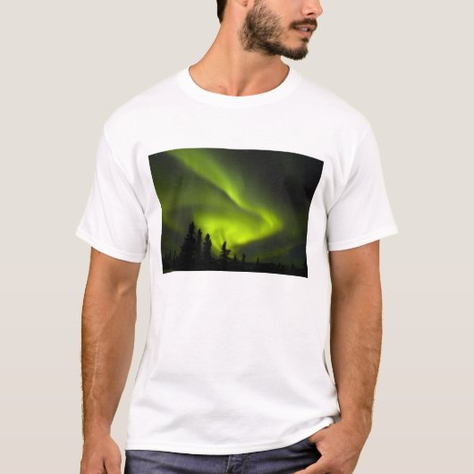 VS, Alaska, Chena Hot Springs. Aurora Borealis 2 T-shirt (Voorkant)