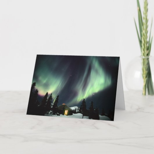 VS, Alaska, Chena Hot Springs.Aurora Kaart (Voorkant)