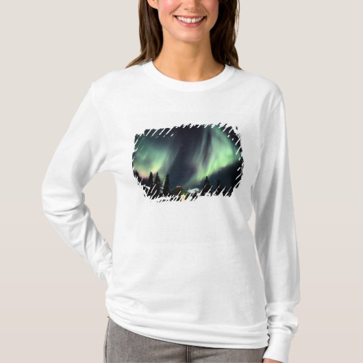 VS, Alaska, Chena Hot Springs. Aurora T-shirt (Voorkant)