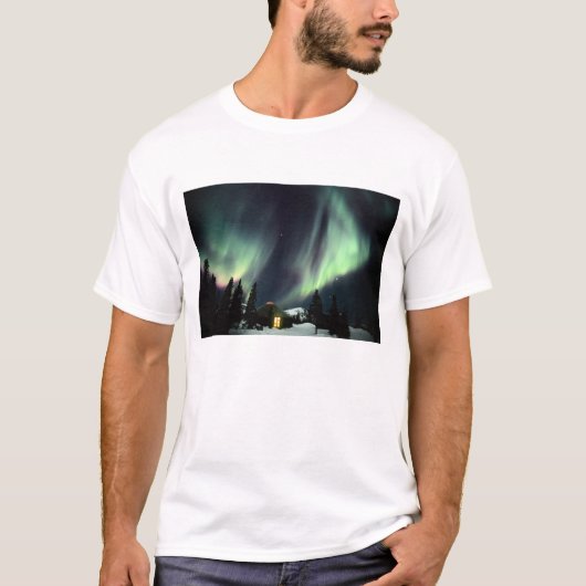 VS, Alaska, Chena Hot Springs. Aurora T-shirt (Voorkant)