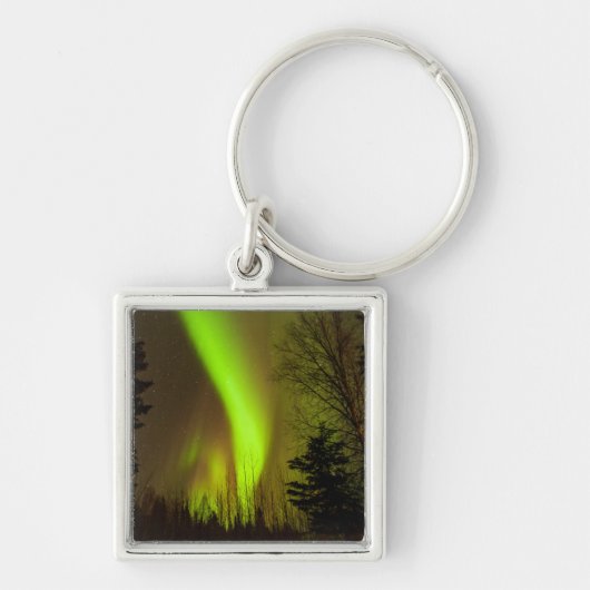 VS, Alaska, Chena Hot Springs. Zicht op Aurora Sleutelhanger (Voorkant)