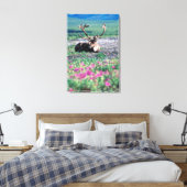VS, Alaska, Denali National Park, Kariboe Canvas Afdruk (Insitu (Slaapkamer))