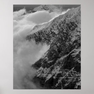 VS, Alaska, Denali National Park, Luchtfoto 4 Poster