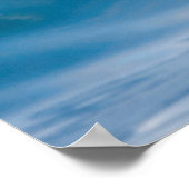 VS, Alaska | Detail van het kielzog van een boot Poster (Hoek)