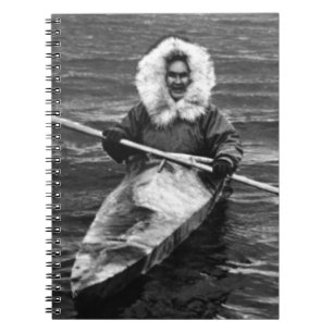  VS Alaska eskimo en zijn kajak 1970 Notitieboek