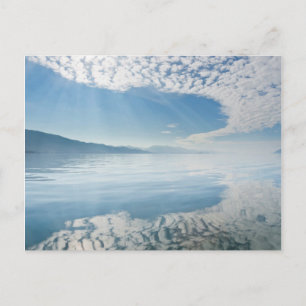 VS, Alaska, Freshwater Bay. Weerkaatsing in wolken Briefkaart