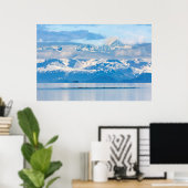 VS, Alaska, Glacier Bay National Park 6 Poster (Thuiskantoor)