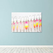 VS, Alaska, Hoonah. Commerciële zalm Gevist Canvas Afdruk (Insitu (Houten vloer))