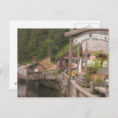 VS, Alaska, Ketchikan, Creek Street, centrum Briefkaart (Voorkant / Achterkant)