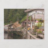 VS, Alaska, Ketchikan, Creek Street, centrum Briefkaart (Voorkant)