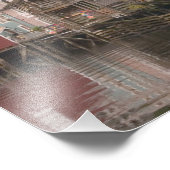 VS, Alaska, Ketchikan, Creek Street, centrum Foto Afdruk (Hoek)