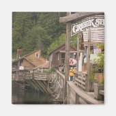 VS, Alaska, Ketchikan, Creek Street, centrum Magneet (Voorkant)