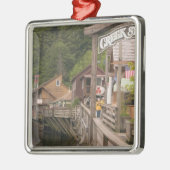 VS, Alaska, Ketchikan, Creek Street, centrum Metalen Ornament (Links)
