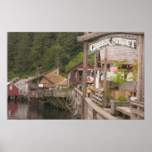 VS, Alaska, Ketchikan, Creek Street, centrum Poster (Voorkant)