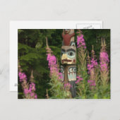 VS, Alaska, Ketchikan, Totem Bight State Briefkaart (Voorkant / Achterkant)