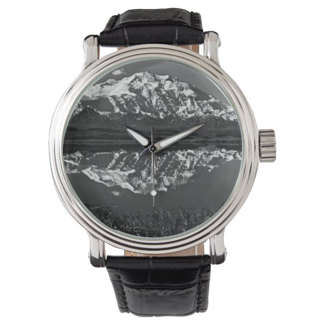  VS Alaska magnificous mt mckinley Horloge (Voorkant)
