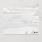 VS Alaska Mendenhall glacier Juneau Briefkaart (Achterkant)