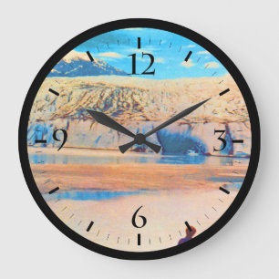 VS Alaska Mendenhall glacier Juneau Grote Klok