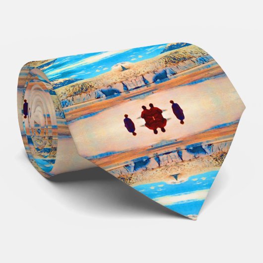 VS Alaska Mendenhall glacier Juneau Stropdas (Opgerold)