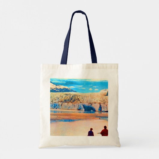  VS Alaska Mendenhall glacier Juneau Tote Bag (Achterkant)