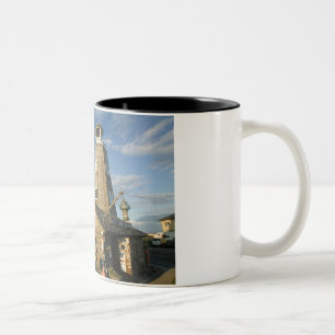 VS, ALASKA, SCHIEREILAND KENAI, HOMER: Homer Spit Tweekleurige Koffiemok
