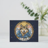 VS Alaska staatssymbolen Briefkaart (Staand voorkant)