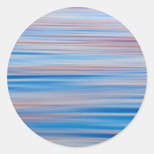 VS, Alaska. Water Abstract bij zonsondergang Ronde Sticker (Voorkant)
