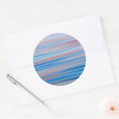 VS, Alaska. Water Abstract bij zonsondergang Ronde Sticker (Envelop)