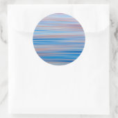 VS, Alaska. Water Abstract bij zonsondergang Ronde Sticker (Tas)