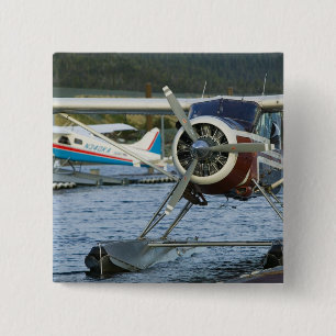 VS, ALASKA, Zuidoost-Alaska, KETCHIKAN: Vierkante Button 5,1 Cm