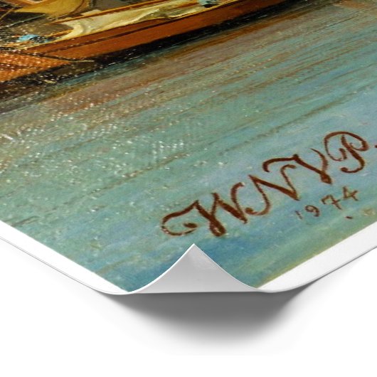 VS Alfred Navy Ship van Nowland Van Powell Poster (Hoek)