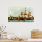 VS Alfred Navy Ship van Nowland Van Powell Poster (Keuken)