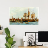 VS Alfred Navy Ship van Nowland Van Powell Poster (Thuiskantoor)