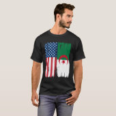 VS Algerije Vlag Hoodie T-shirt (Voorkant volledig)