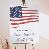 VS American Flag Army Welcome Poster