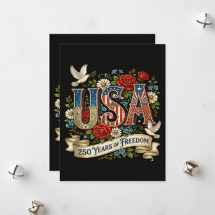 VS Amerika 1776-2026 250 Jaar Vrijheid Feestdagenkaart