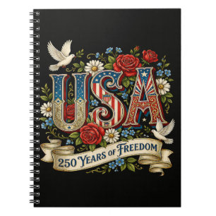 VS Amerika 1776-2026 250 Jaar Vrijheid Notitieboek