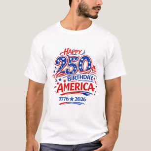 VS Amerika 250e Verjaardag Patriottisch T-shirt