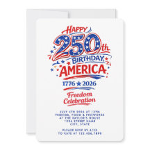 VS Amerika 250e Verjaardagsfeest op 4 juli
