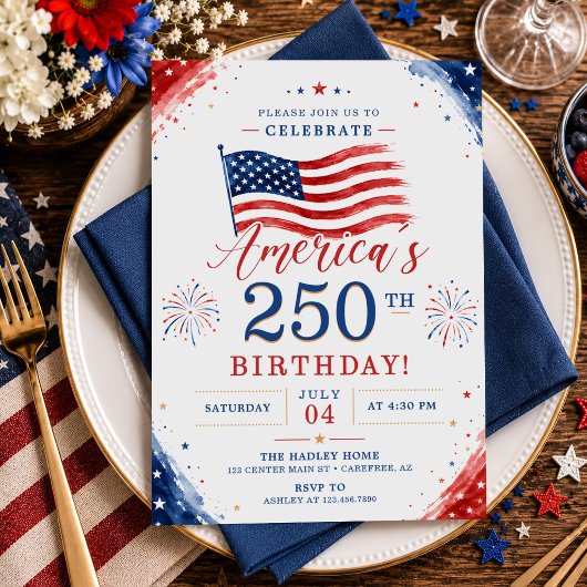 VS Amerika 250ste verjaardagsfeest 4 juli Kaart