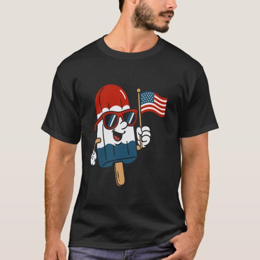VS 'Amerika 4 juli Mannen Vrouwen Kinder Funny Pat T-shirt (Voorkant)