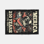 VS Amerika Kat 4 juli 250 jaar 1776 2026 Fleece Deken (Voorkant (Horizontaal))