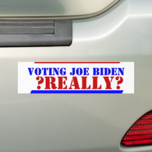 VS AMERIKA STEMMEN Joe Biden ?Echt gek? Bumpersticker