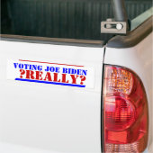 VS AMERIKA STEMMEN Joe Biden ?Echt gek? Bumpersticker (Op Truck)