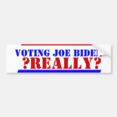 VS AMERIKA STEMMEN Joe Biden ?Echt gek? Bumpersticker (Voorkant)